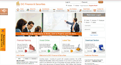 Desktop Screenshot of dicfinance.com